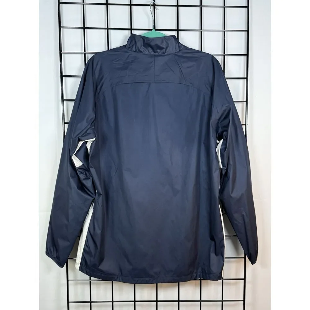 NWT Nike Shield Jacket Mens M‎ Blue Windbreaker Pullover Athleisure Activewear